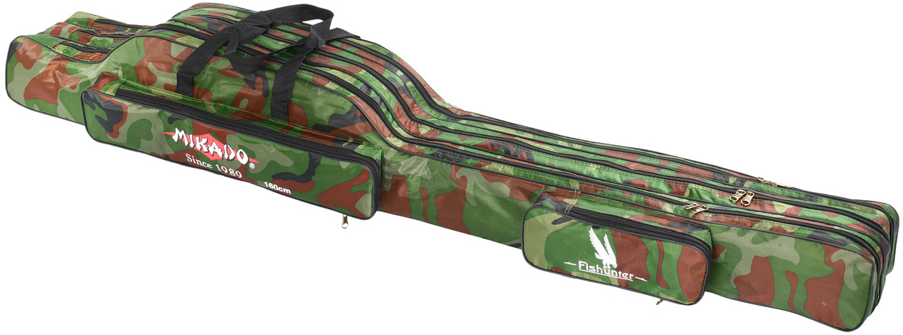 

Чехол Mikado для 3 удилищ с катушками 160x28x40 см камуфляж (UWD-04203C-160)