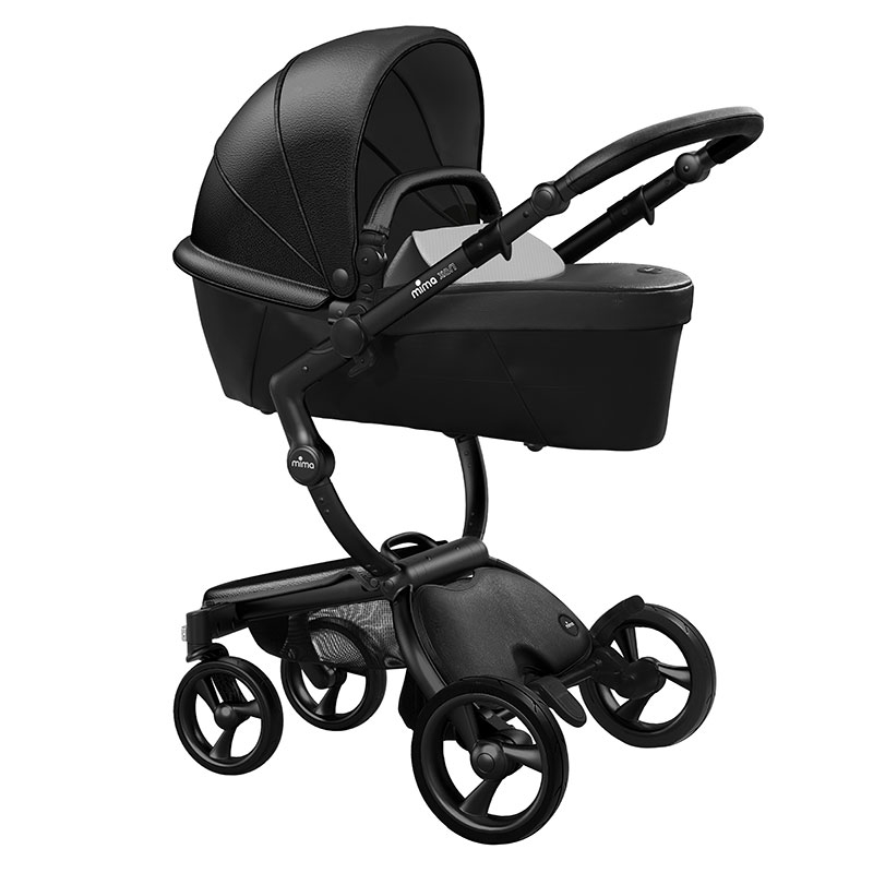 

Коляска Mima Xari black шаcси black BB strarter pack stone white