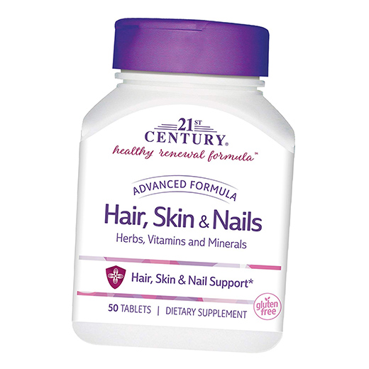

21st Century Hair, Skin & Nails Advanced 50таб (36440010)