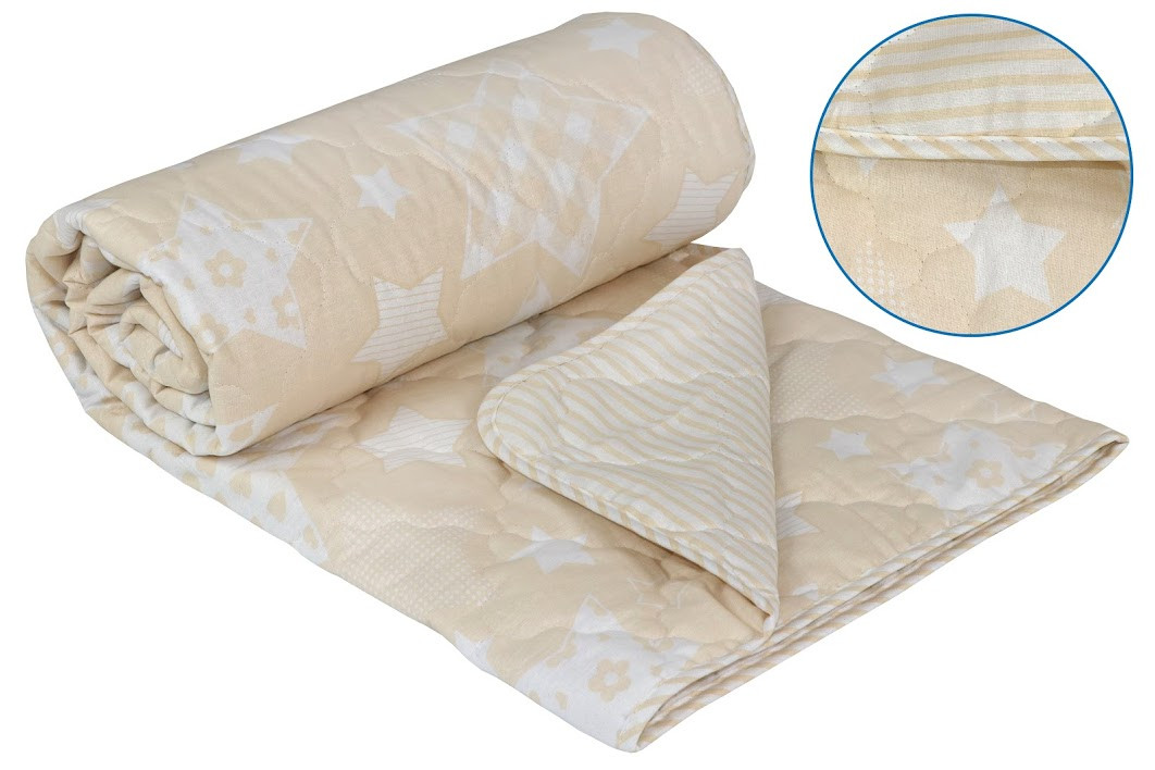 

Одеяло Руно Комфорт Beige star Евро 200*220 см бязь/овечья шерсть легкое арт.322.02ШКУ_Beige star