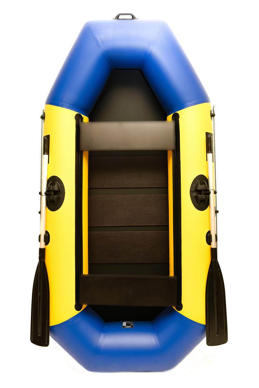 

Лодка Grif boat G-250 желто-синяя