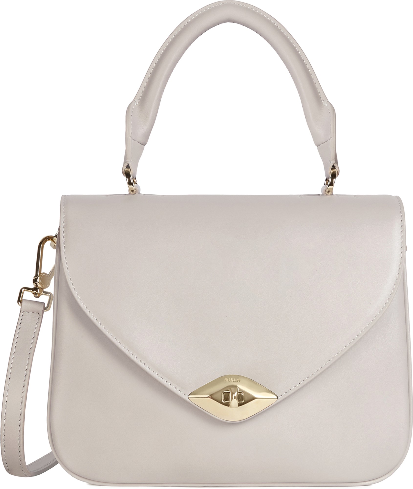 

Женская кожаная сумка Furla Eye S Top Handle 1045244 Молочная