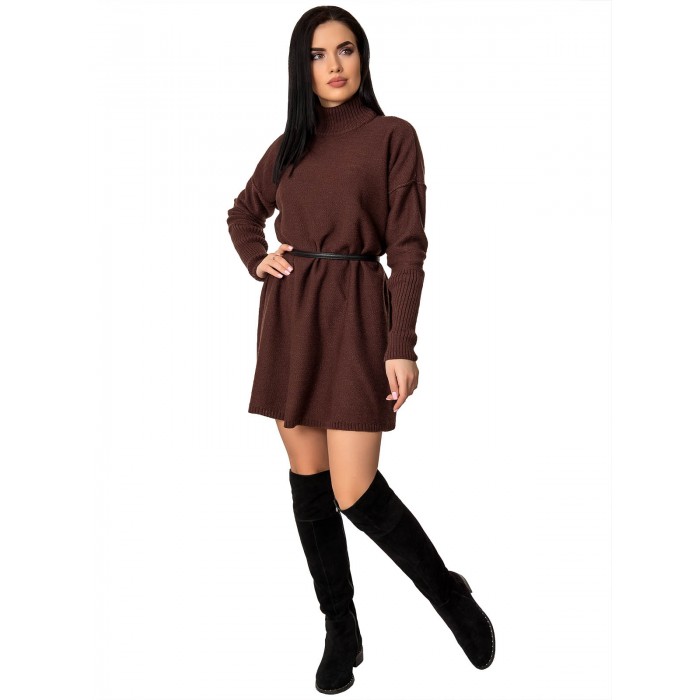 

Платье Molegi 290024 коричневое 46
