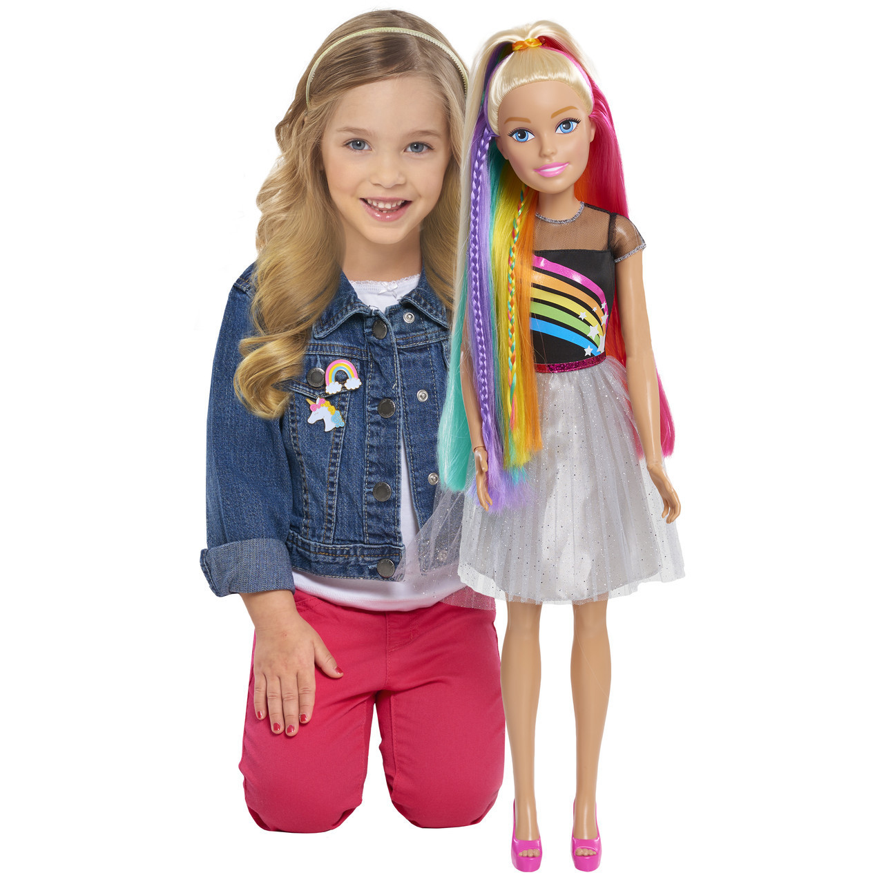 

Кукла барби Лучшая подружка 70 см Barbie Best Fashion Friend 28 rainbow Mattel