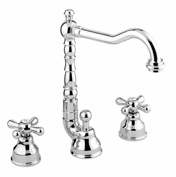 

Смеситель для умывальника Emmevi Deco Old CR12643 на 3 отверстия (хром)