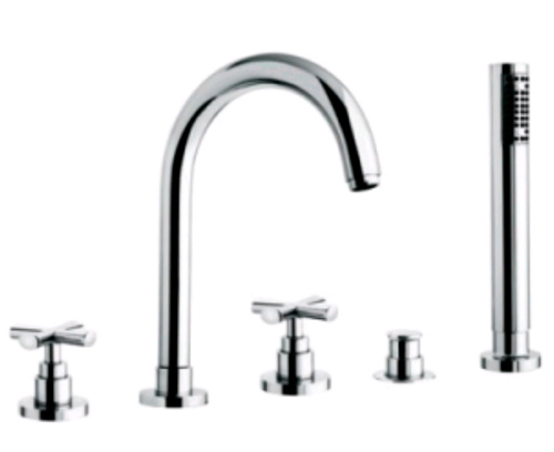 

Смеситель для ванны Emmevi Spirit New CR31121 на 5 отверстий (хром)