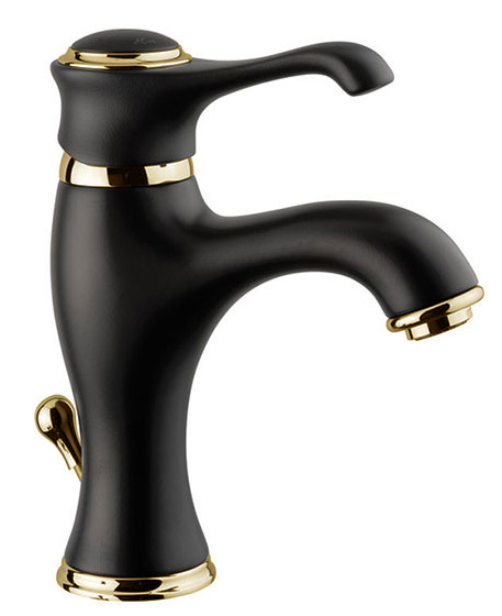 

Смеситель для умывальника Emmevi Tiffany NO6003 (черный-золото)