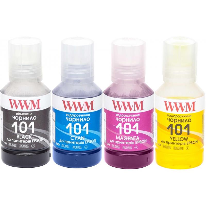 

Комплект чернил WWM для Epson L4150/4160 4х140г B/C/M/Y (E101SET4)
