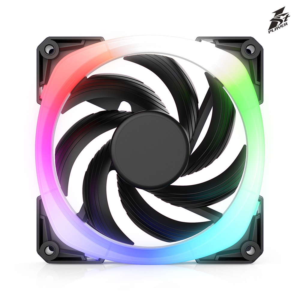 

Вентилятор 1stPlayer R3 RGB LED bulk; 120х120х25мм, 4-pin