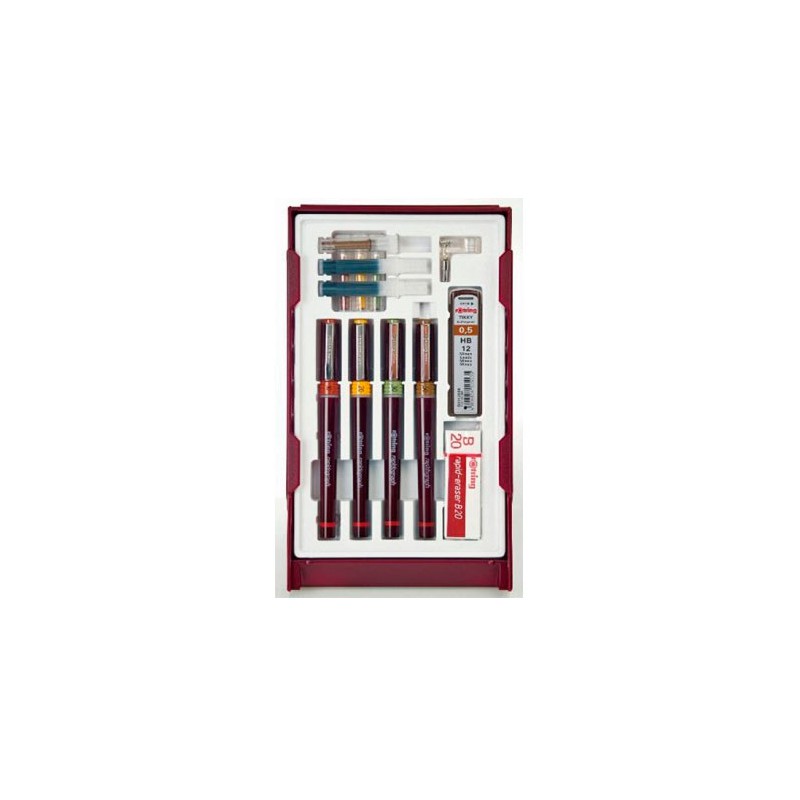 

Набор Rotring Rapidograph College-Set (0,25/0,35/0,5/0,7)+Аксес. (S0699570)