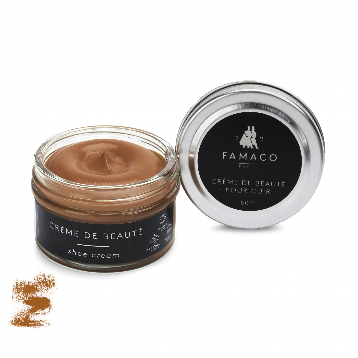 

Крем для обуви коричневый 357 Famaco Creme De Beaute, 50 мл