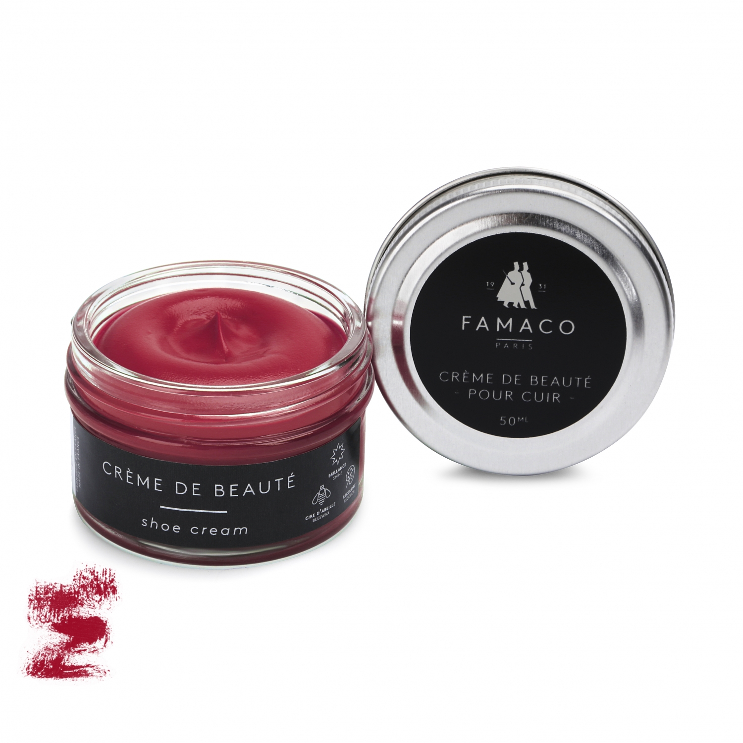 

Крем для обуви красный 327 Famaco Creme De Beaute, 50 мл