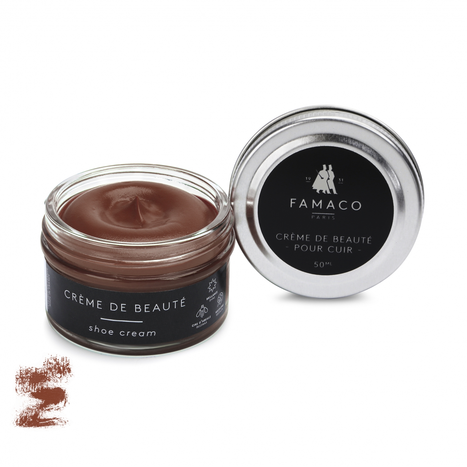 

Крем для обуви коричневый 305 Famaco Creme De Beaute, 50 мл