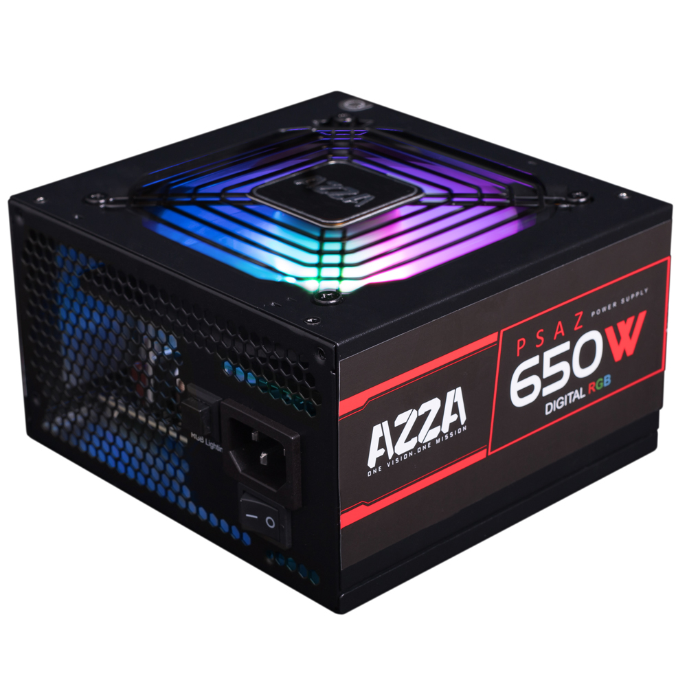 

Блок питания AZZA 650W-RGB