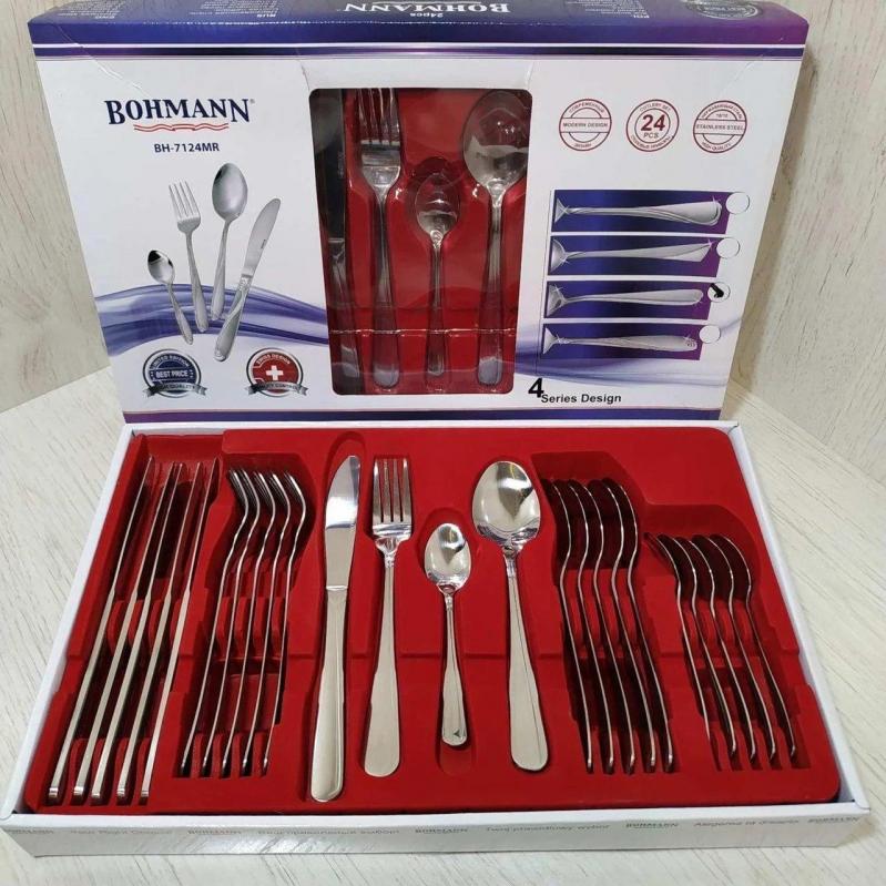 

Набор столовых приборов 24 предмета Bohmann BH-7124MR