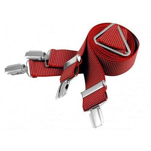 

Подтяжки Lindenmann 7545-02 красные (0250)