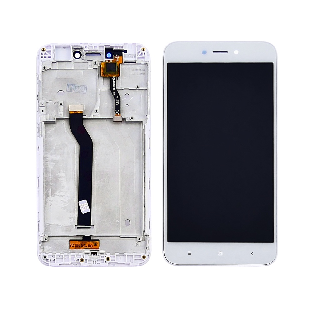 

Дисплей для Xiaomi Redmi 5A с белым тачскрином и корпусной рамкой