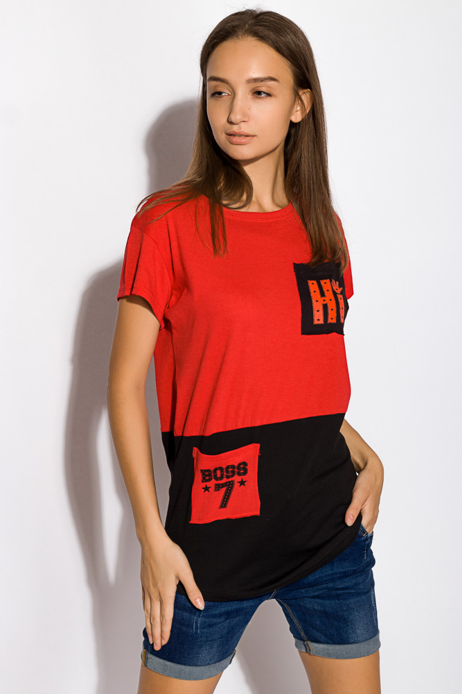 

Футболка женская 317F070 (Красный) S
