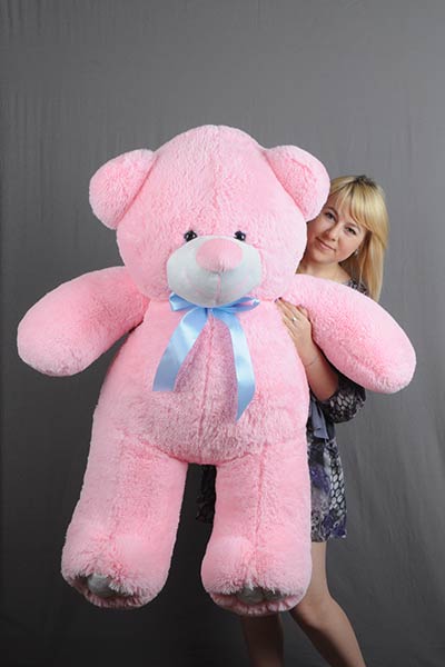 

Пюшевый мишка Мишкин Дом Вэтли 140 cm Розовый