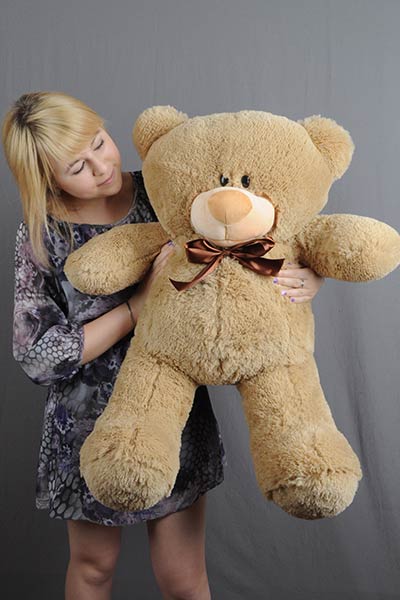 

Пюшевый мишка Мишкин Дом Плюх 90 cm Мокко