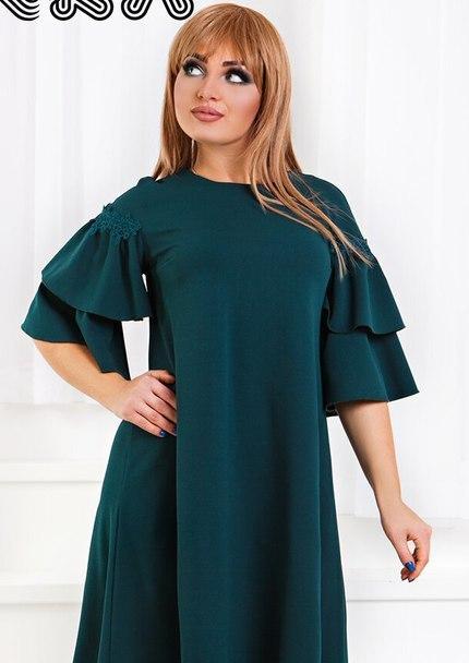 

Платье G&M k-35640 56 Размер цвет зеленый