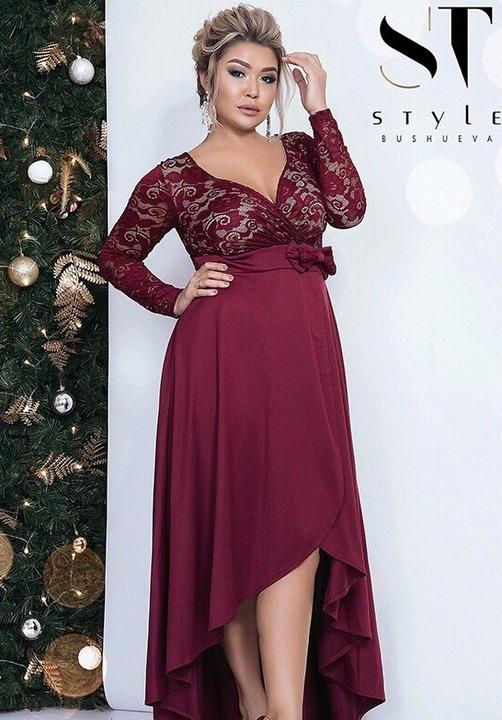 

Платье G&M k-48069 - Размер цвет марсала, Платье G&M k-48069 48-50 Размер цвет марсала