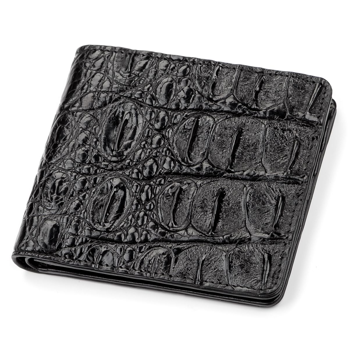 

Портмоне CROCODILE LEATHER 18045 из натуральной кожи крокодила Черное