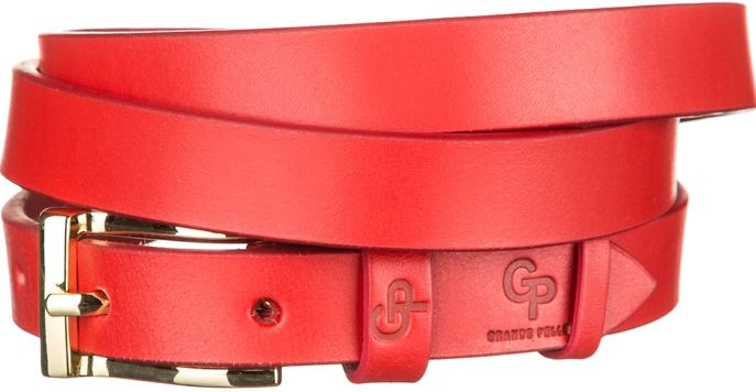 

Ремень женский Grande Pelle 11074 кожа Красный