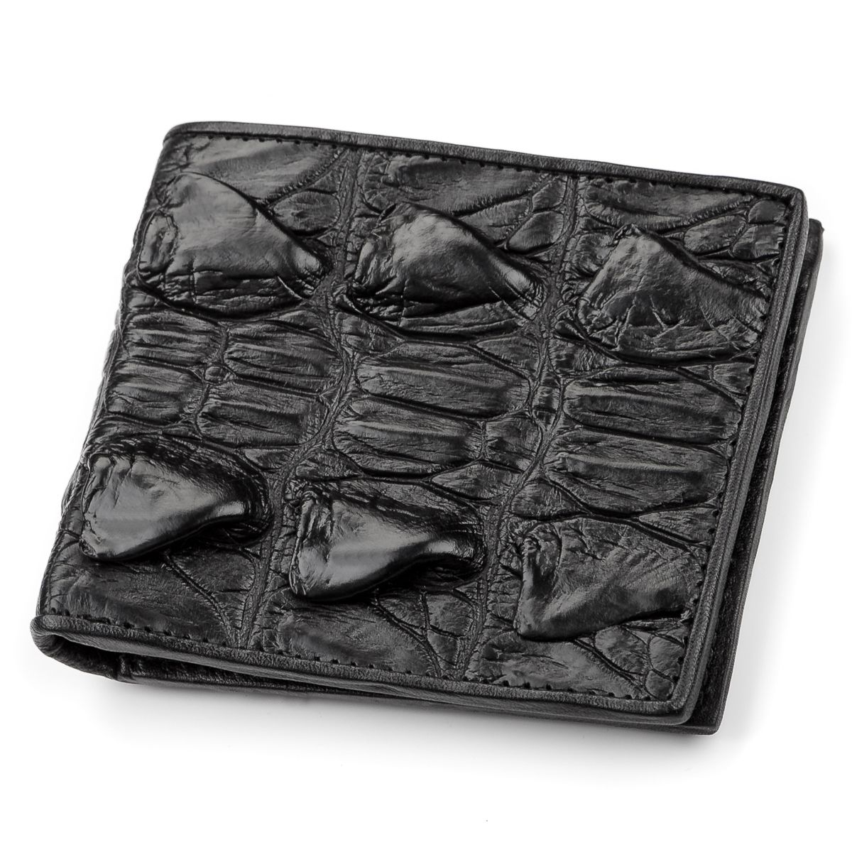 

Портмоне CROCODILE LEATHER 18005 из натуральной кожи крокодила Черное