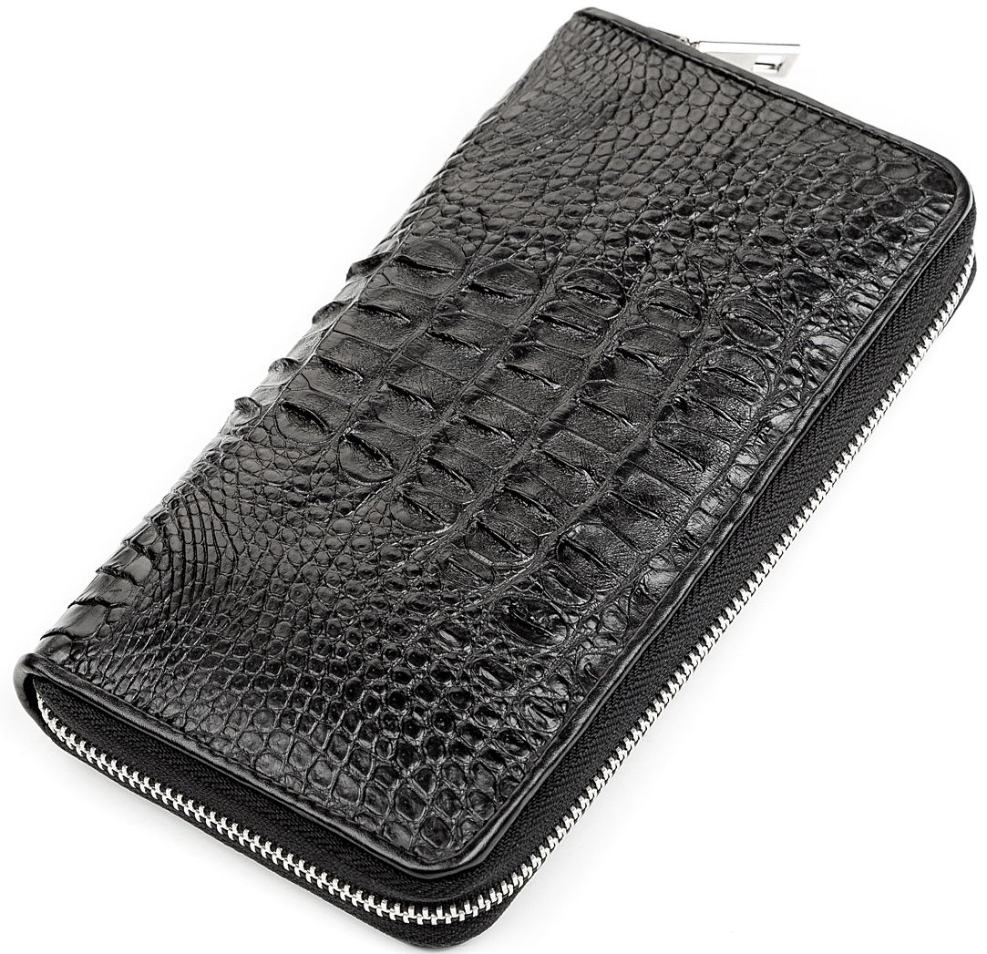 

Кошелек CROCODILE LEATHER 18268 из натуральной кожи крокодила Черный