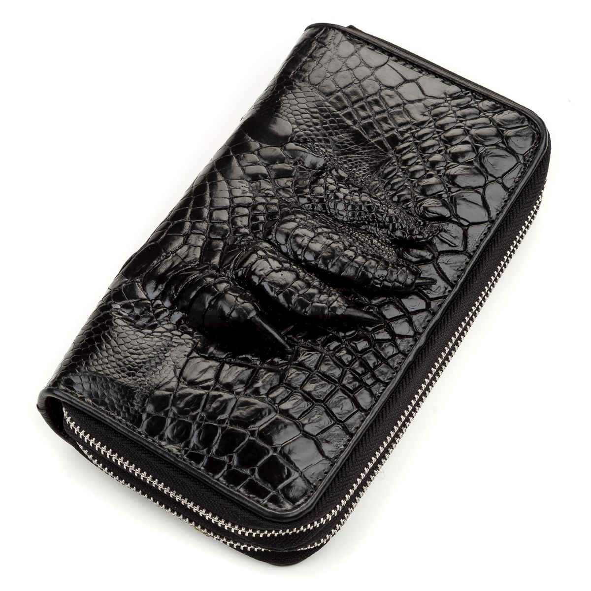 

Кошелек-клатч CROCODILE LEATHER 18174 из натуральной кожи крокодила Черный