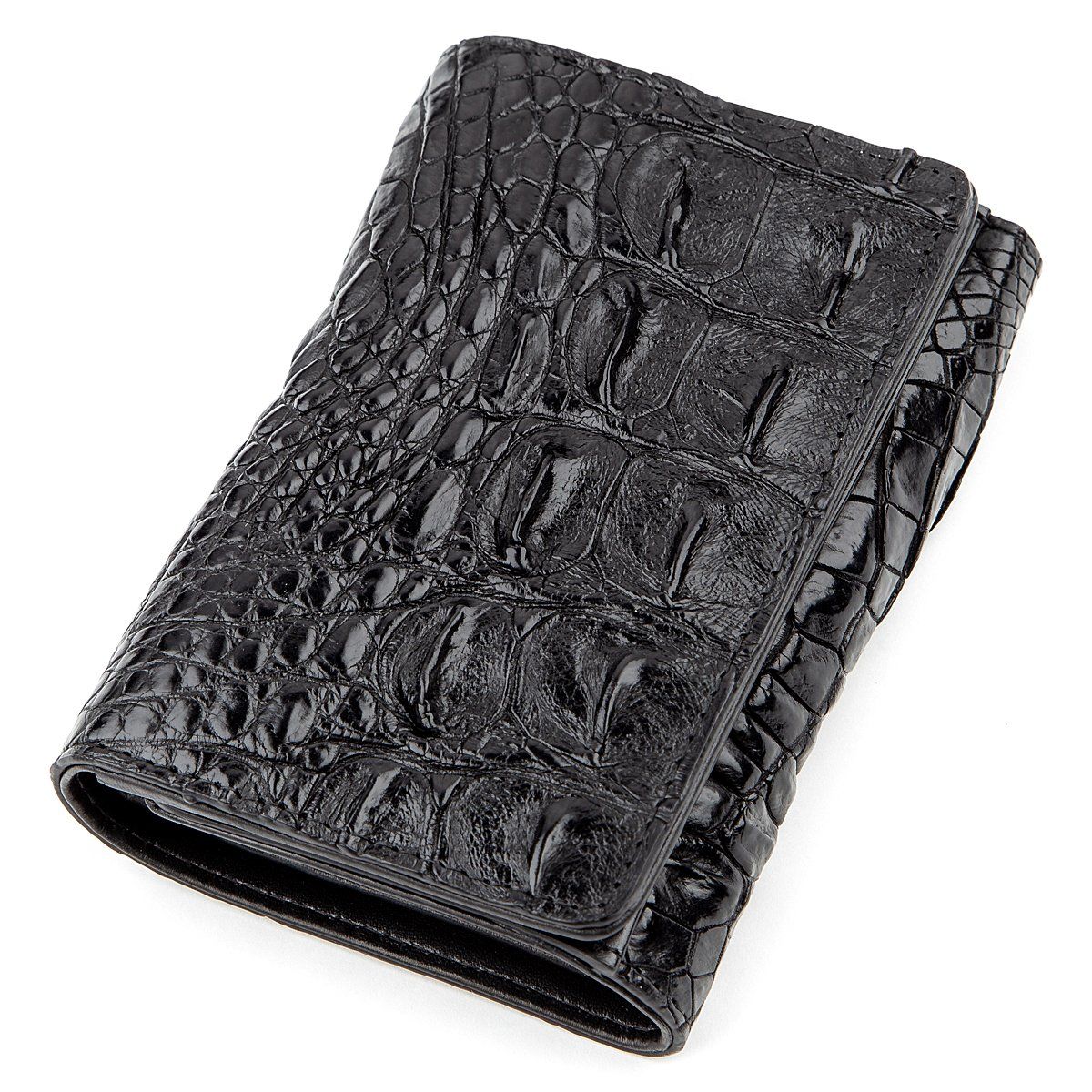 

Кошелек женскийCROCODILE LEATHER 18286 из натуральной кожи крокодила Черный