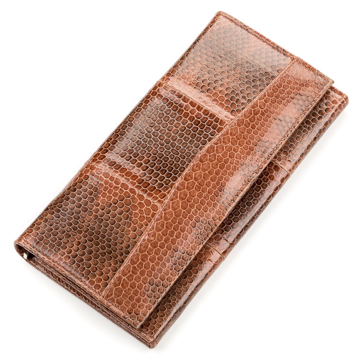 

Кошелек женский SEA SNAKE LEATHER 18147 из натуральной кожи морской змеи Коричневый