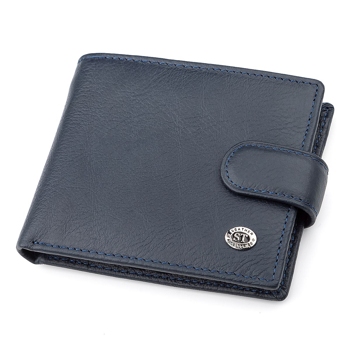 

Мужской бумажник ST Leather 18306 натуральная кожа Синий