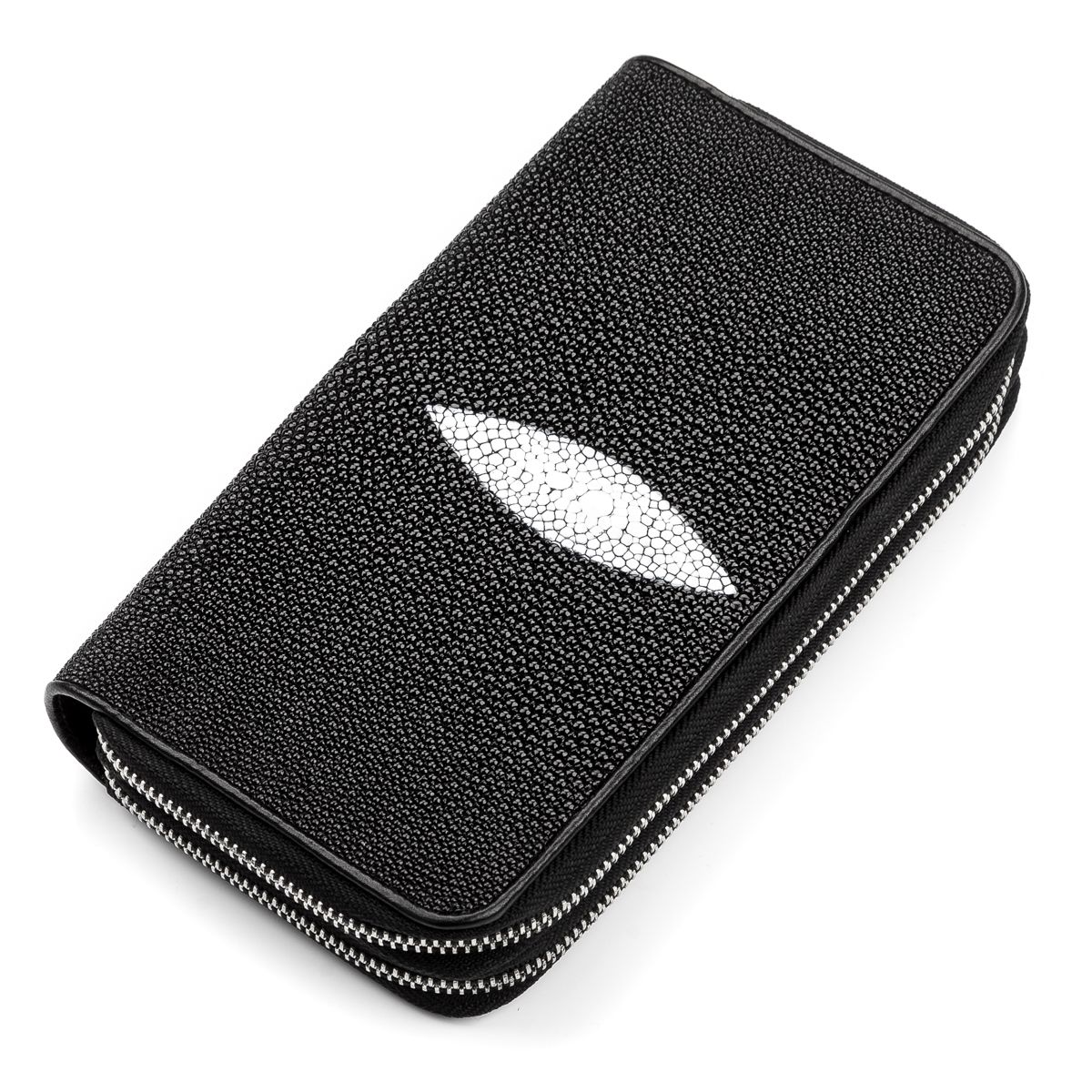 

Кошелек- клатч STINGRAY LEATHER 18044 из натуральной морского ската Черный