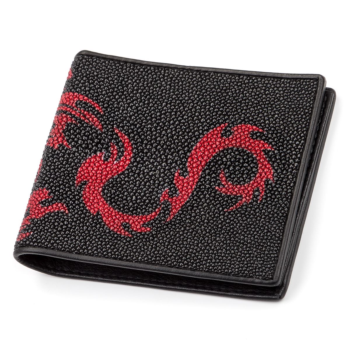

Портмоне мужское STINGRAY LEATHER 18059 из натуральной кожи морского ската Черное