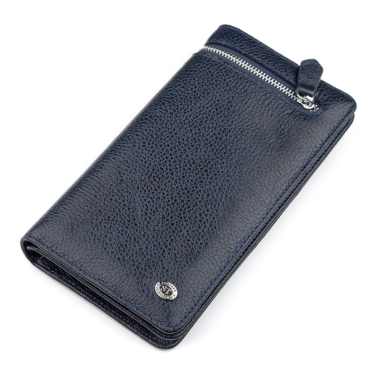 

Мужской кошелек ST Leather 18443 многофункциональный Синий