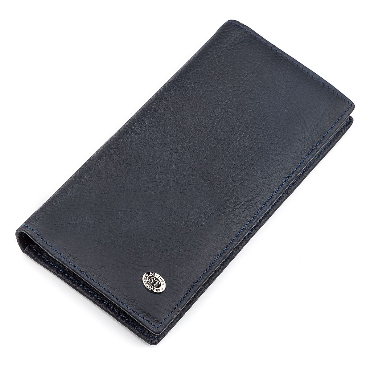 

Мужской купюрник ST Leather 18370 очень удобный Синий