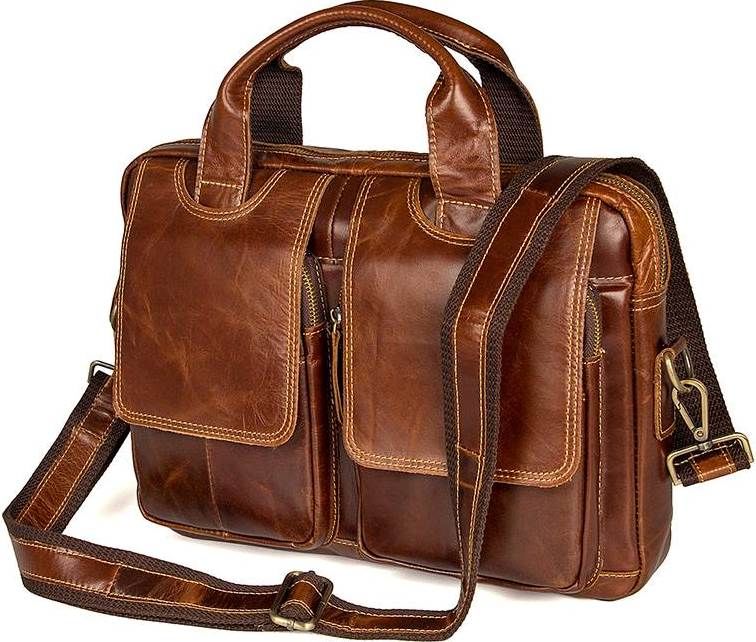 

Сумка мужская Vintage 14517 кожаная Коричневая