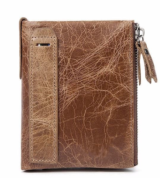 

Кошелек мужской Vintage 14684 Cветло-коричневый