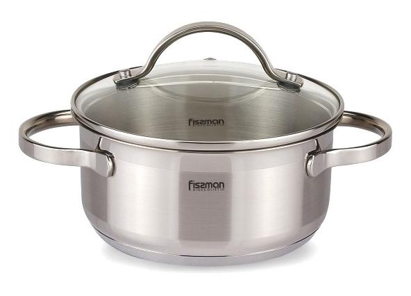 

Кастрюля Luminosa 3л индукционная со стеклянной крышкой Fissman (TР01632311306)
