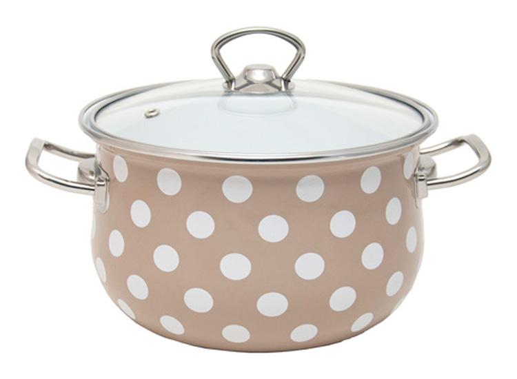 

Кастрюля эмалированная Горошек 3.7л с индукционным дном INFINITY (TР01632317729)