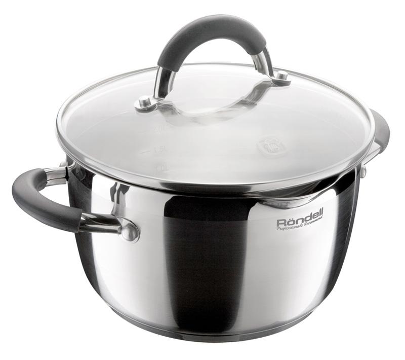 

Кастрюля Flamme 5.7л со стеклянной крышкой Rondell (TР0163238499)