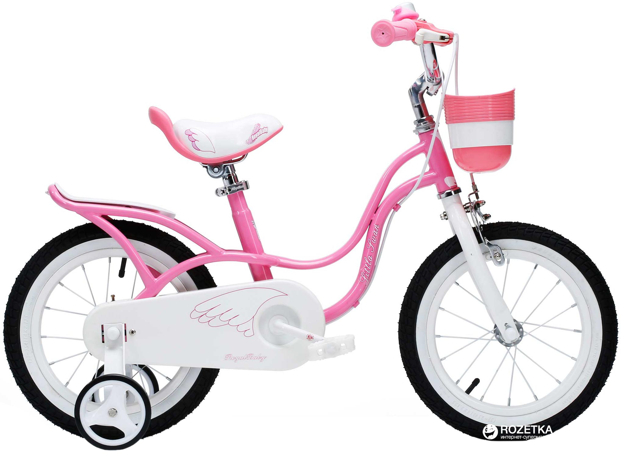 

Велосипед RoyalBaby Little Swan 14" Official UA Розовый (RB14-18-PNK)