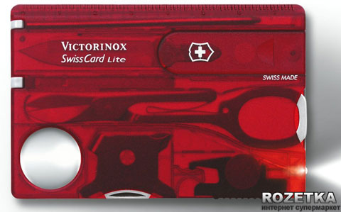 Акція на Мультитул Victorinox SwissCard Lite (7300) від Rozetka UA