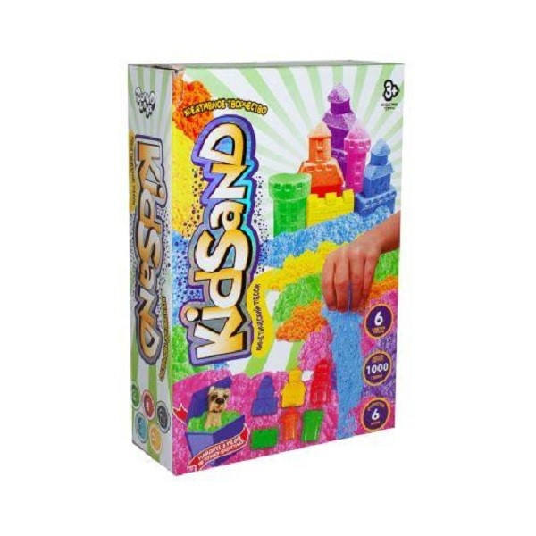 

Кинетический песок KidSand с формочками 1000 г рус Danko Toys KS-04-11 (tsi_55815)