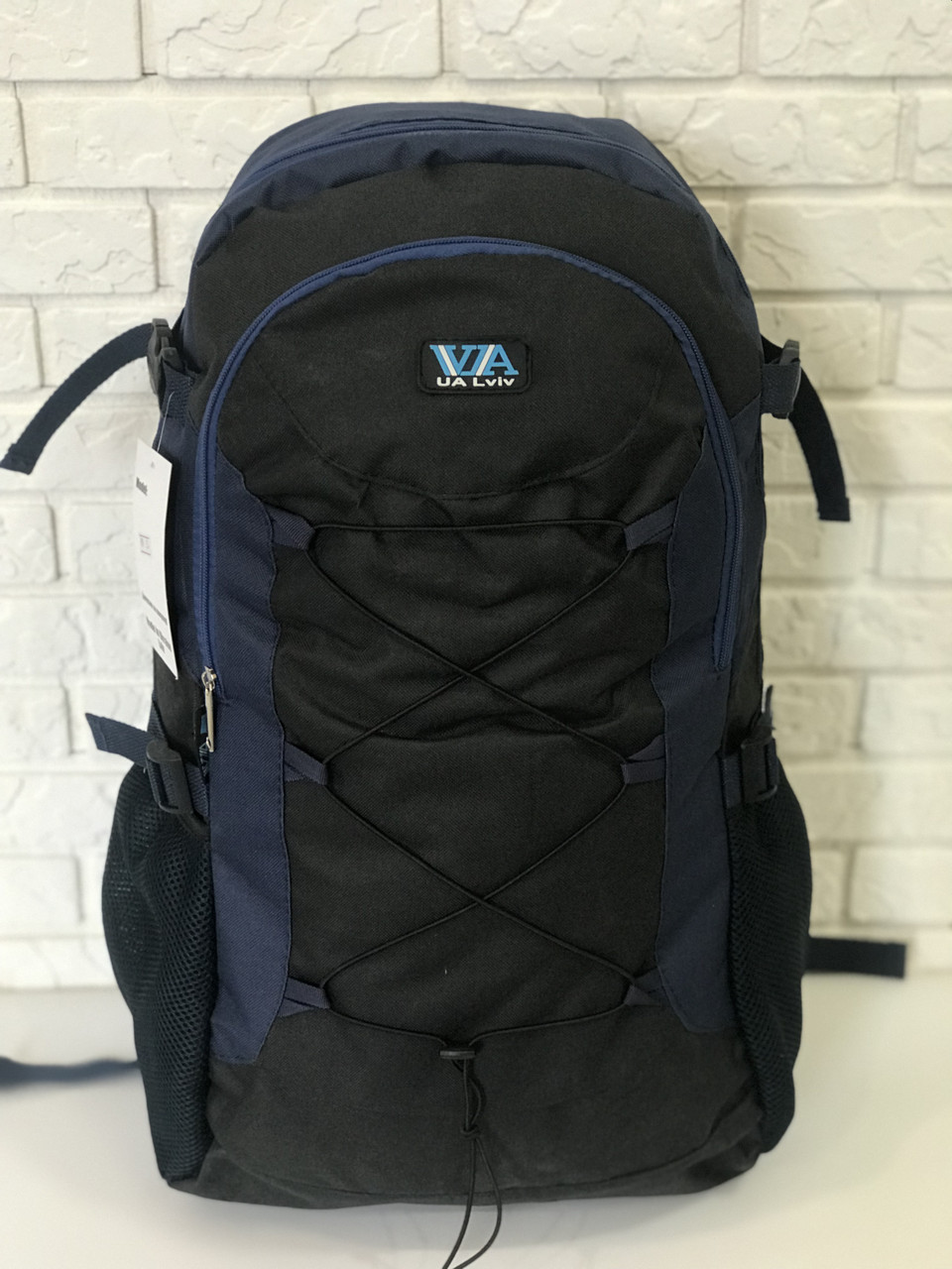 

Рюкзак туристический Kronos Top VA T-09-3 55л Черный с синим (gr_009233)