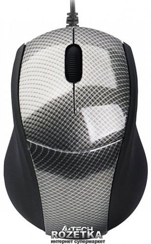 

Мышь A4Tech N-100 USB Carbon (4711421868969)