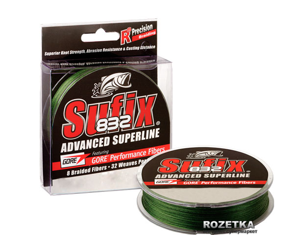 

Шнур Sufix 832 120м 0.10мм 5.9кг Low-Vis-Green (DS1CF013D3DS71)