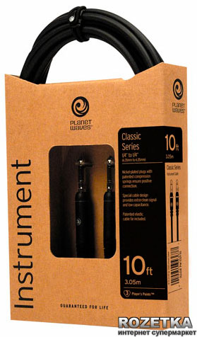 

Инструментальный кабель Planet Waves Classic Series 3 м (PWCGT10)